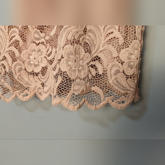 Lace Pale Pink Dress - Picture 3 of 5